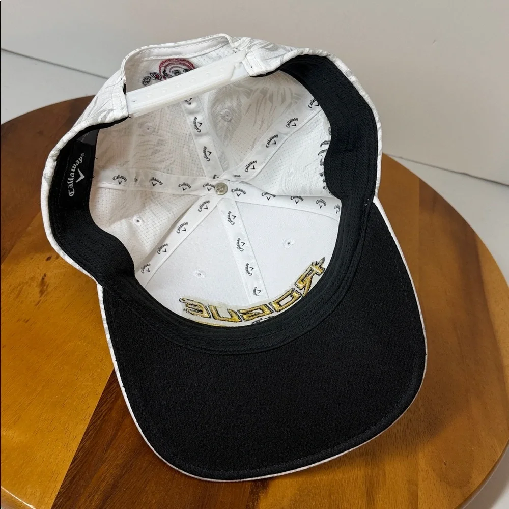 Rare! Callaway Rogue ST Limited Edition Maui Golf Hat White Gray Very Good Cond - Picture 6 of 11